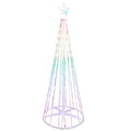 Indoor/Outdoor LED Smart Light Tree with 266 Lights, Multicolor, 6', by Holiday Time