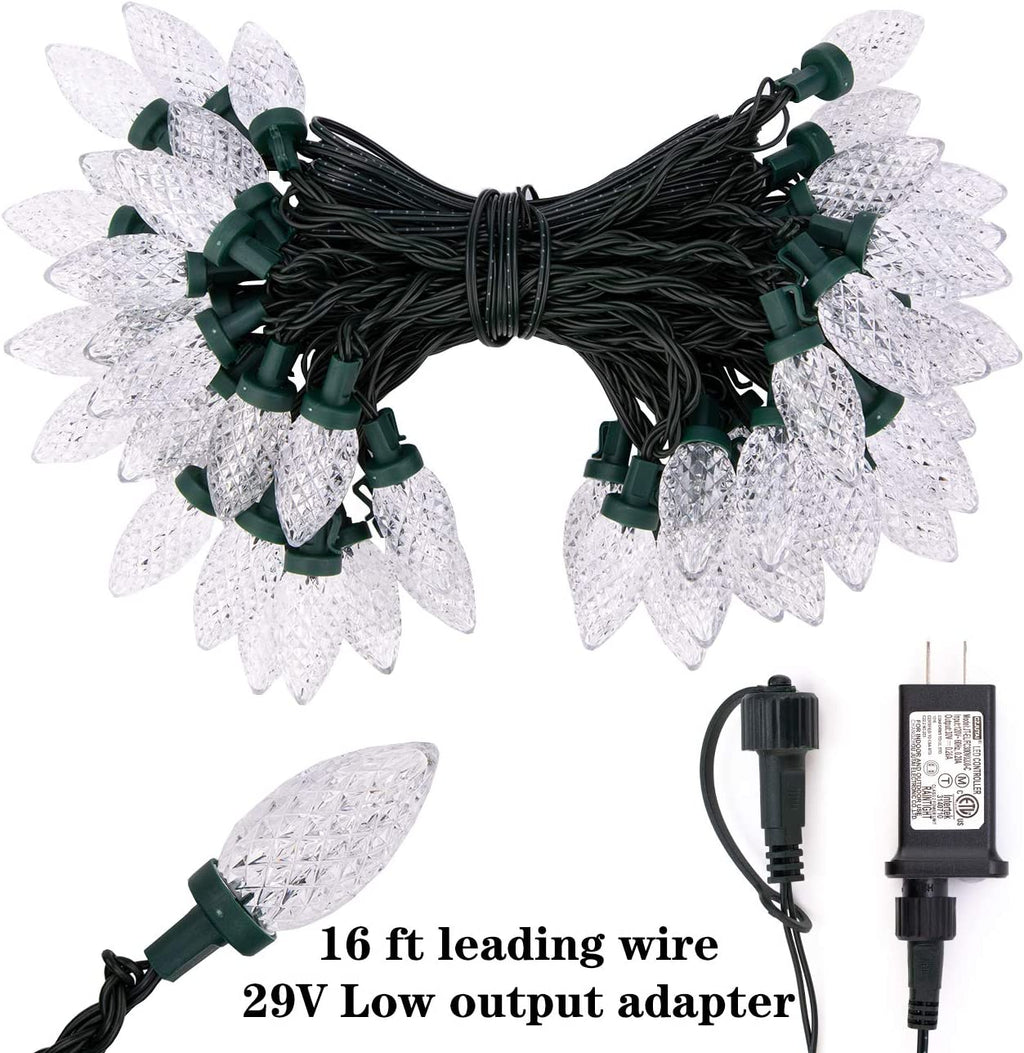 Bibana Indoor/Outdoor 81 ft Corded Electric Waterproof LED Christmas String Light