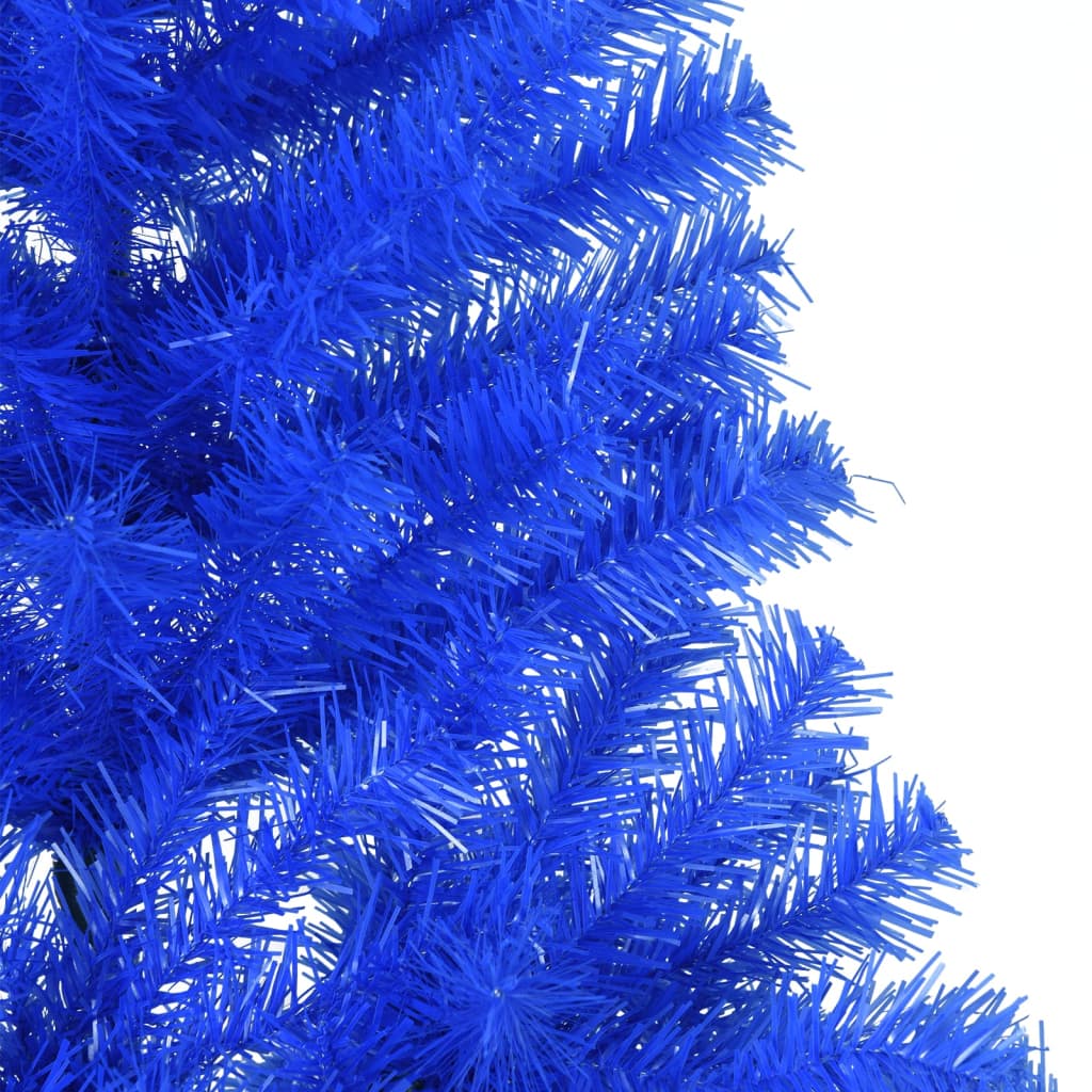 vidaXL Christmas Tree Decoration Artificial Half-Circle Tree with Stand PVC