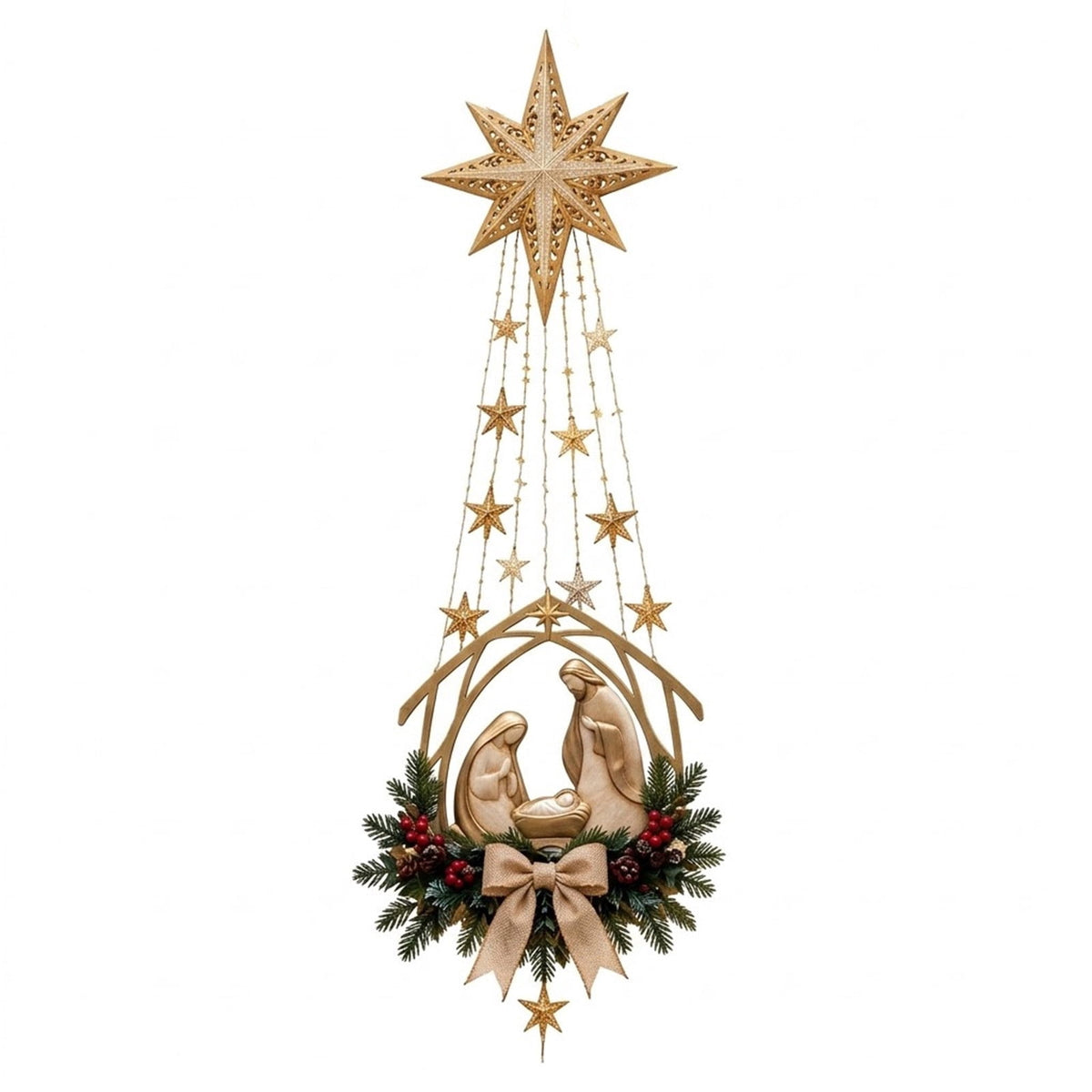 Snowman Magic Fountain, Flowing Snowflake LED Christmas Garden Light,Solar Power and Outdoor Garden Stake for Christmas Yard Decor