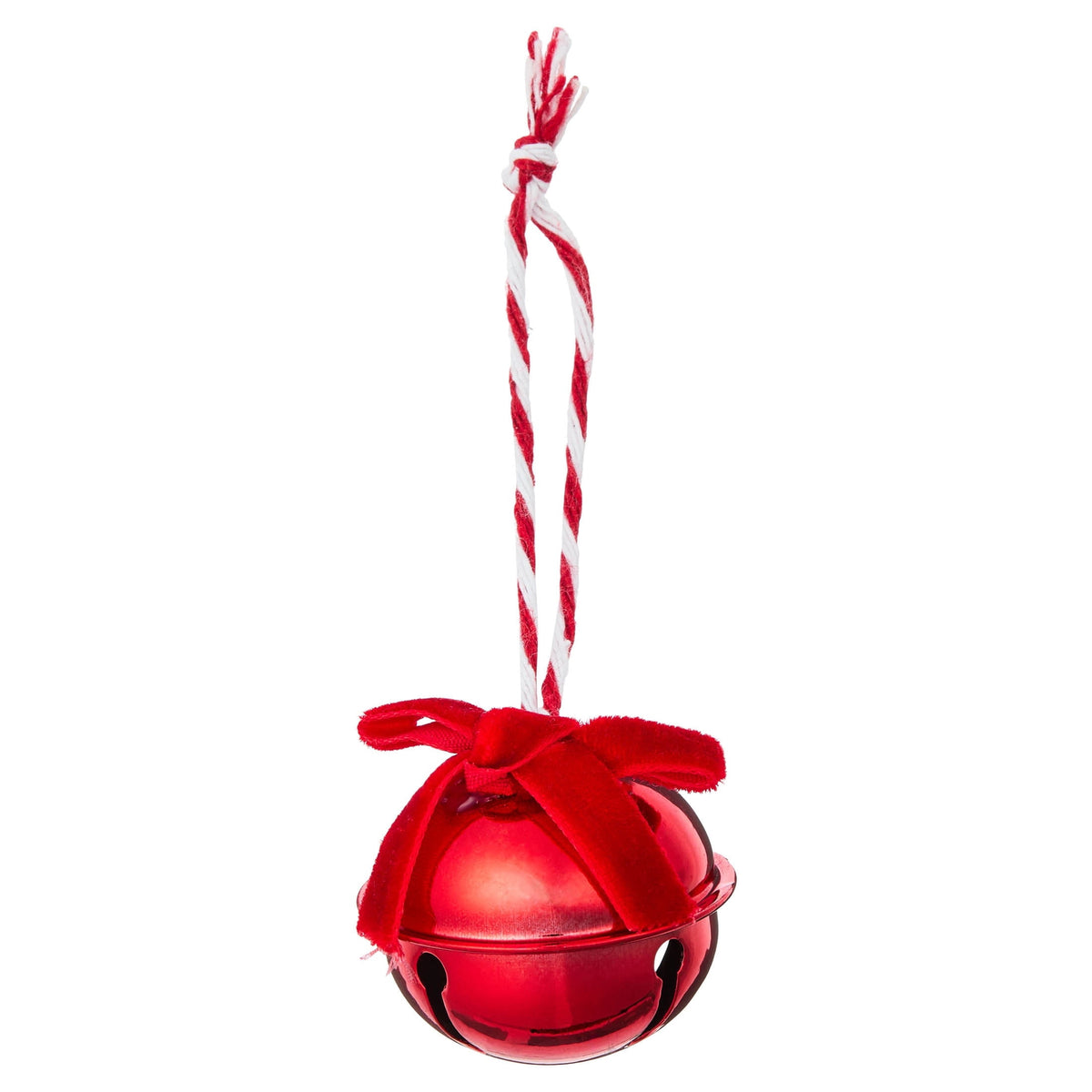 6-Count Red Metal Jingle Bell Mini Christmas Ornaments, 1.5", by Holiday Time