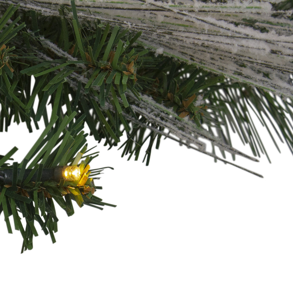 Northlight Pre-Lit Plaid and Houndstooth Artificial Christmas Wreath - 24" - Warm White Lights