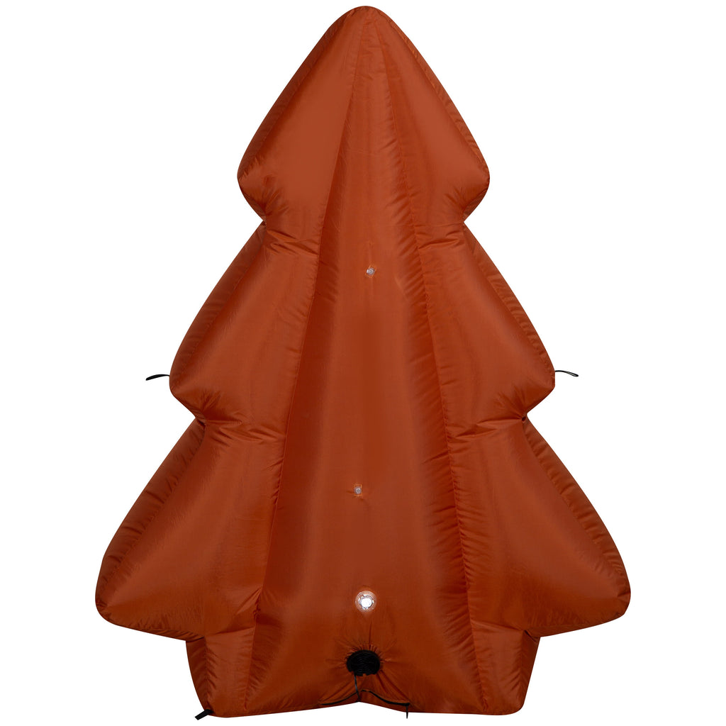 Airblown Christmas Yard Inflatables Light Little Debbie Christmas Tree Cake Chocolate Mc Kee 4.5 ft