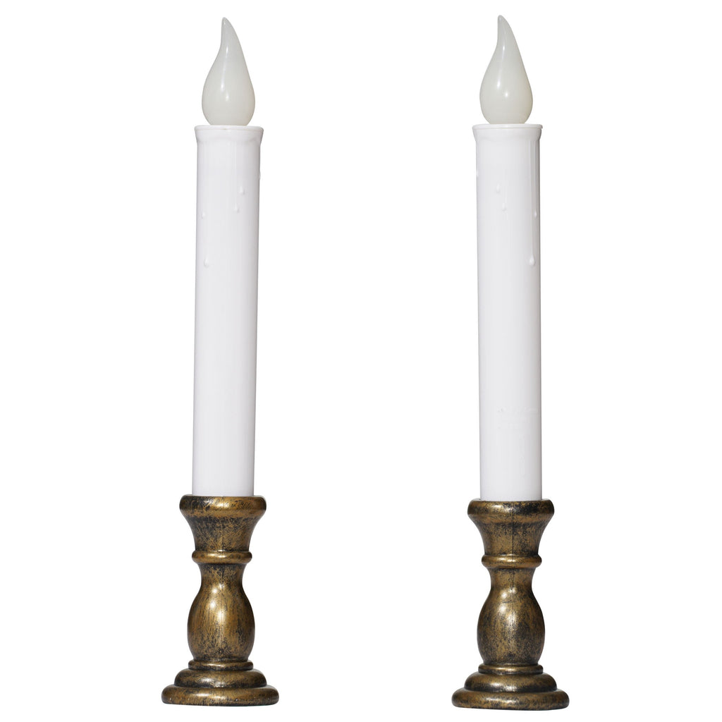 Indoor Battery-Operated LED Candle Lamps, Yellow, 2 Count, by Holiday Time