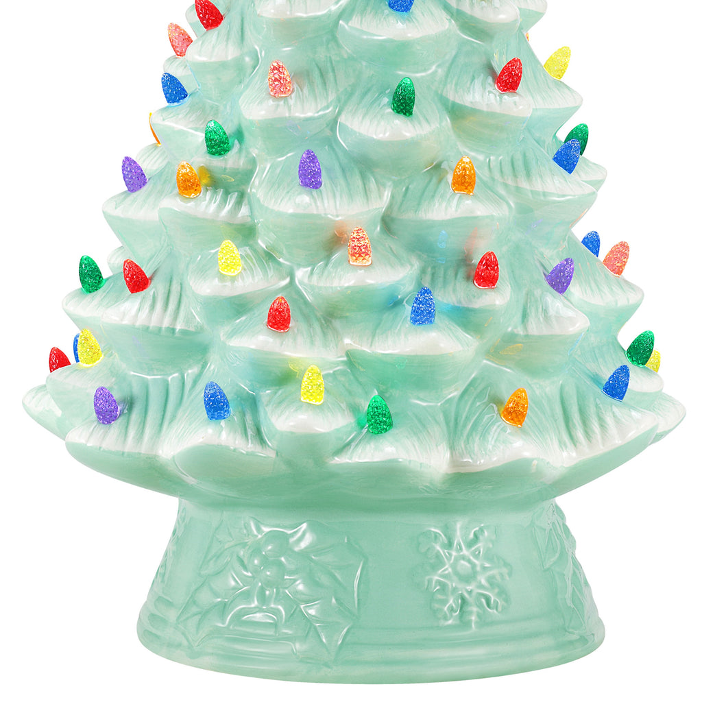 Mr. Christmas 24 in. Nostalgic Ceramic Tree - Green