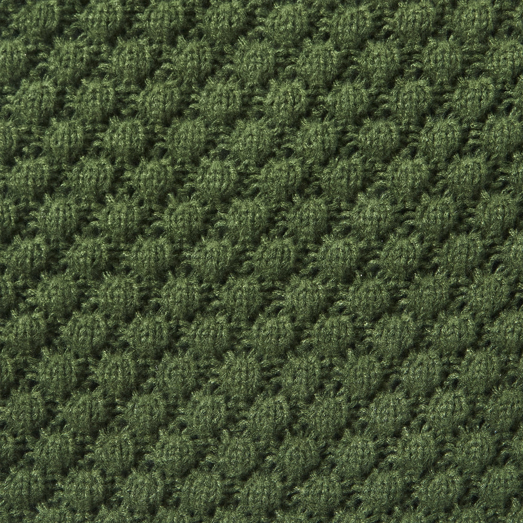 My Texas House Ralph Textured Knit Christmas Tree Skirt, Green, 52"