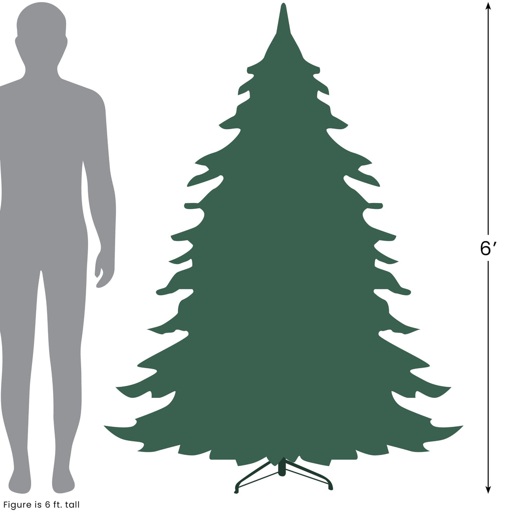 Northlight Medium Mixed Classic Pine Artificial Christmas Tree - 3' - Unlit