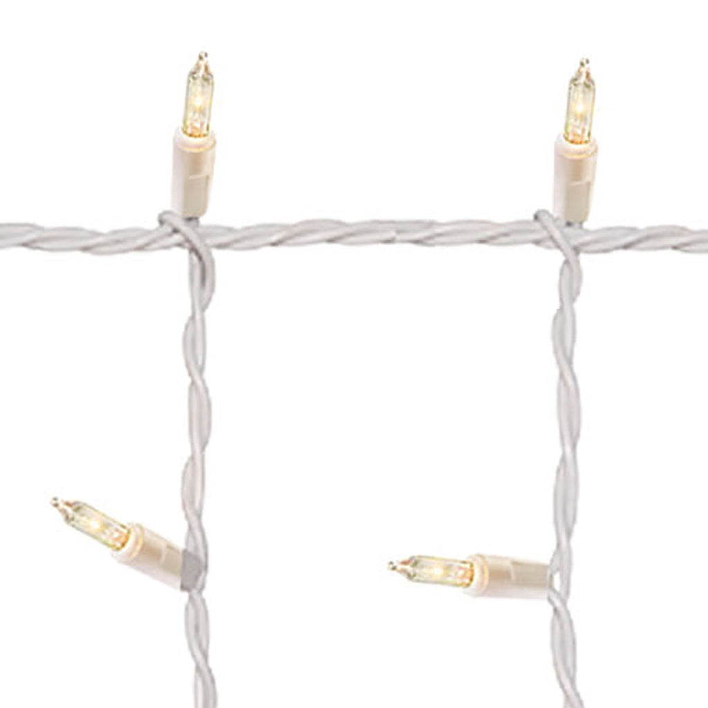 Indoor/Outdoor 300-Count Incandescent Christmas Icicle Lights, Multicolor, White Wire, 18', by Holiday Time