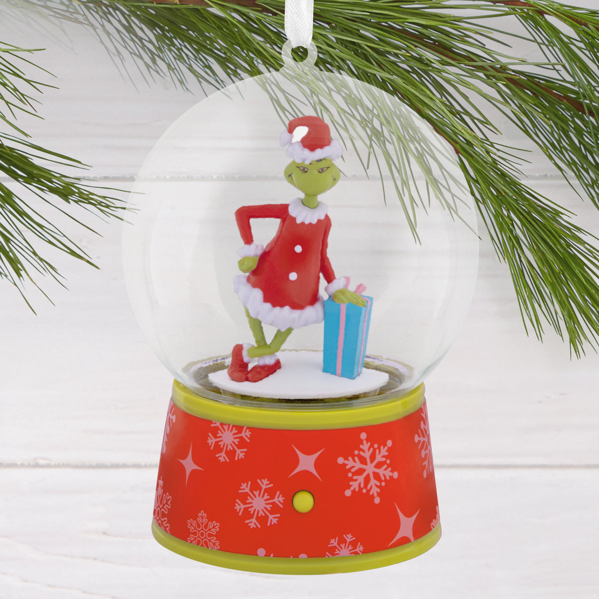 Hallmark Ornament (How the Grinch Stole Christmas! Musical Globe), 1 Count