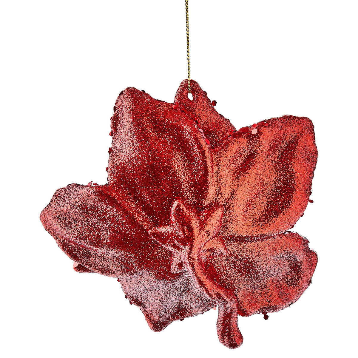 Red Floral Christmas Ornament, 5.5", by Holiday Time