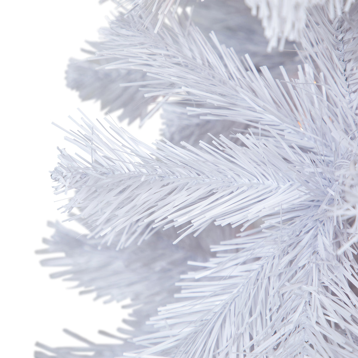 Northlight Pre-Lit Slim White Winston Pine Artificial Christmas Tree - 6.5' - Clear Lights