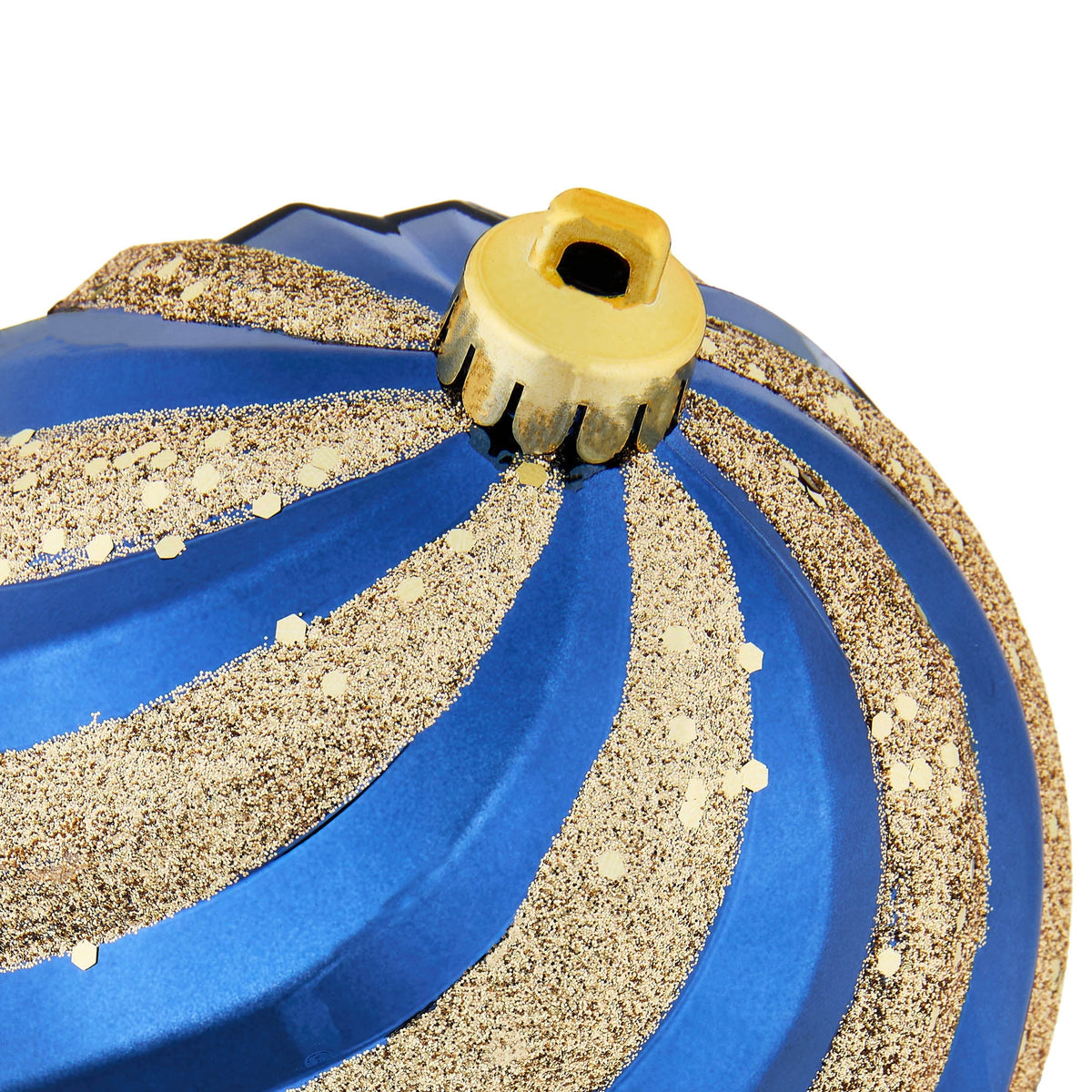 4-Count Champagne and Cream Ball Shatterproof Christmas Ornaments, 6", by Holiday Time