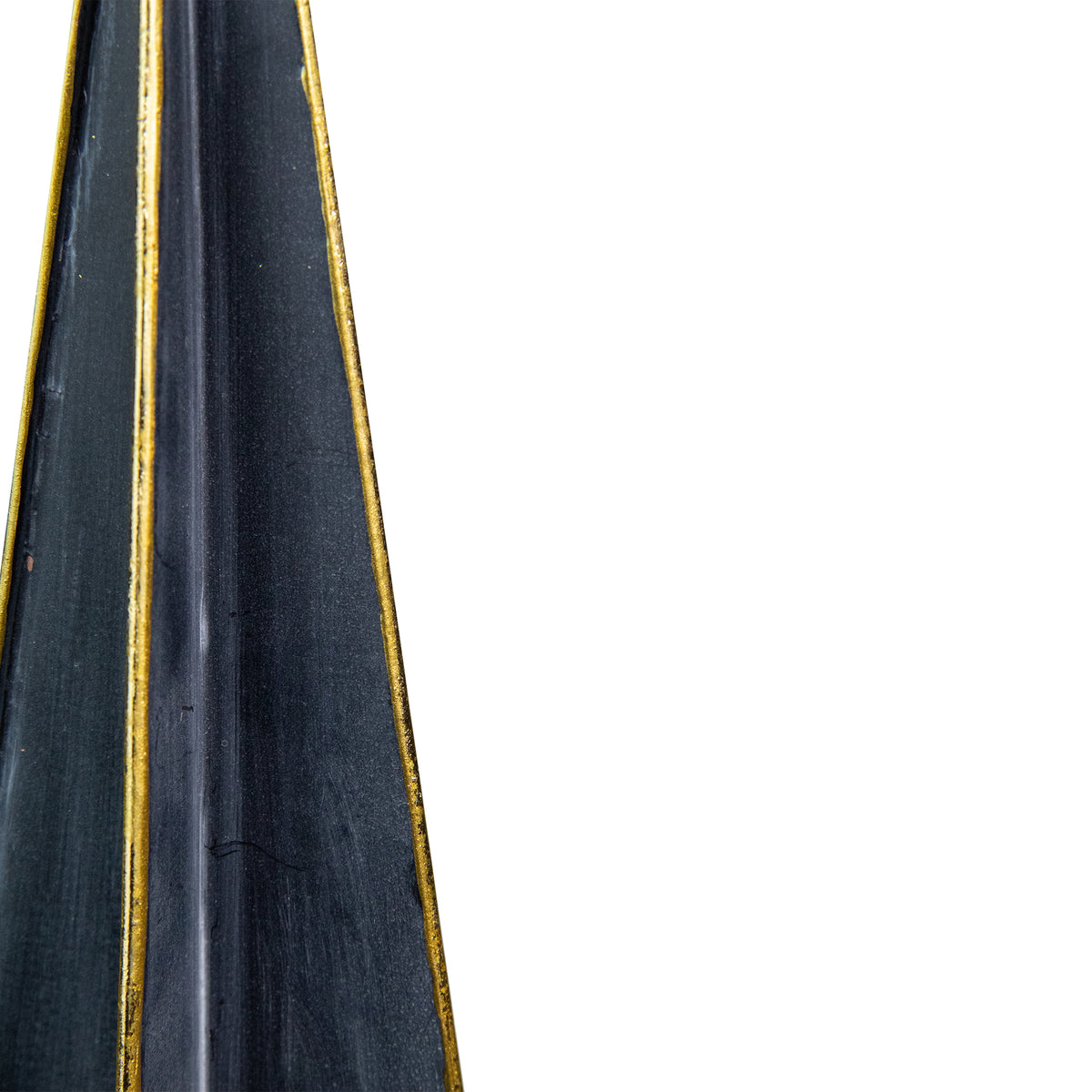 Northlight Triangular Christmas Tree Decoration - 15" - Blue and Gold