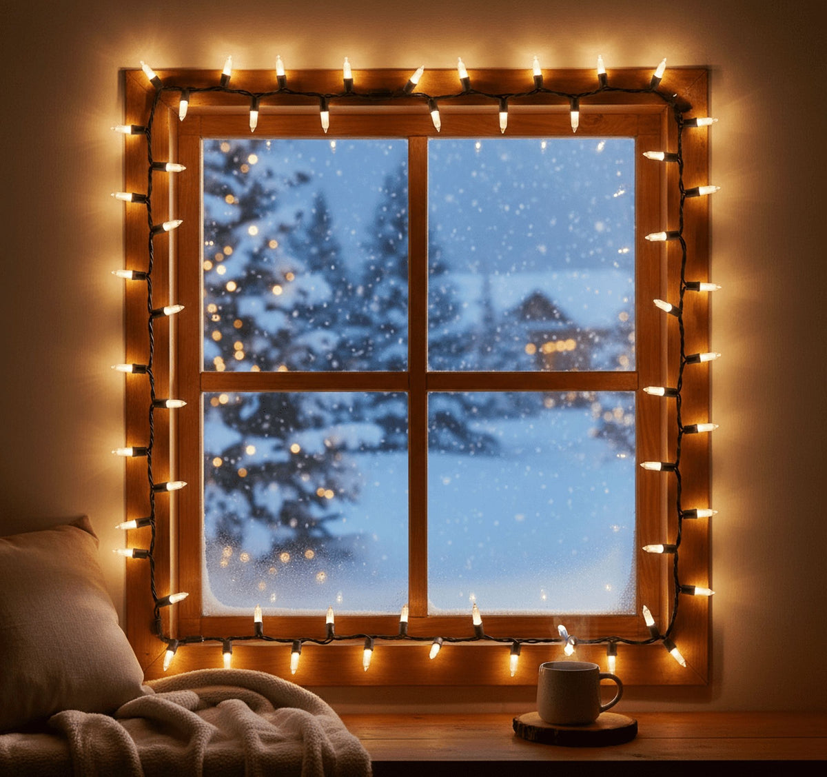 Brite Star 100 Lt Random Twinkling Mini, clear, green wire