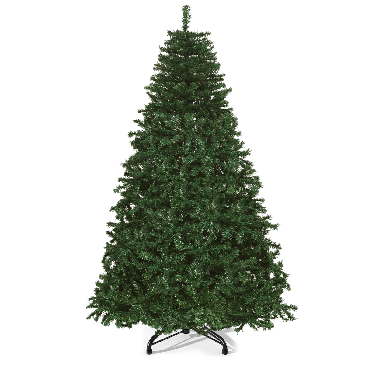 Uforic 6ft Pre-Lit Artificial Christmas Tree with 880 Tips and 250 Warm Lights for Home and Party