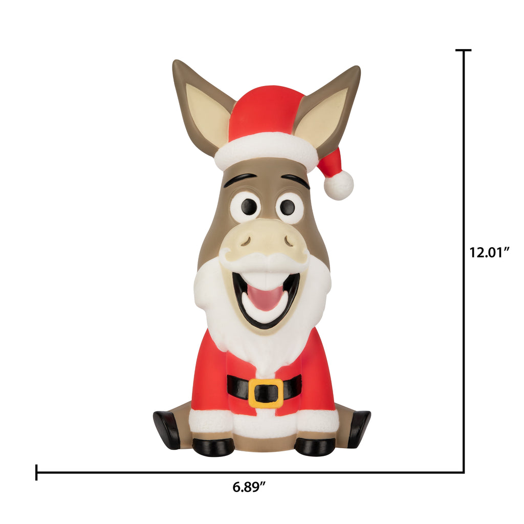 Christmas Lighted Donkey from Shrek Blow Mold Christmas Decor - 12 inch