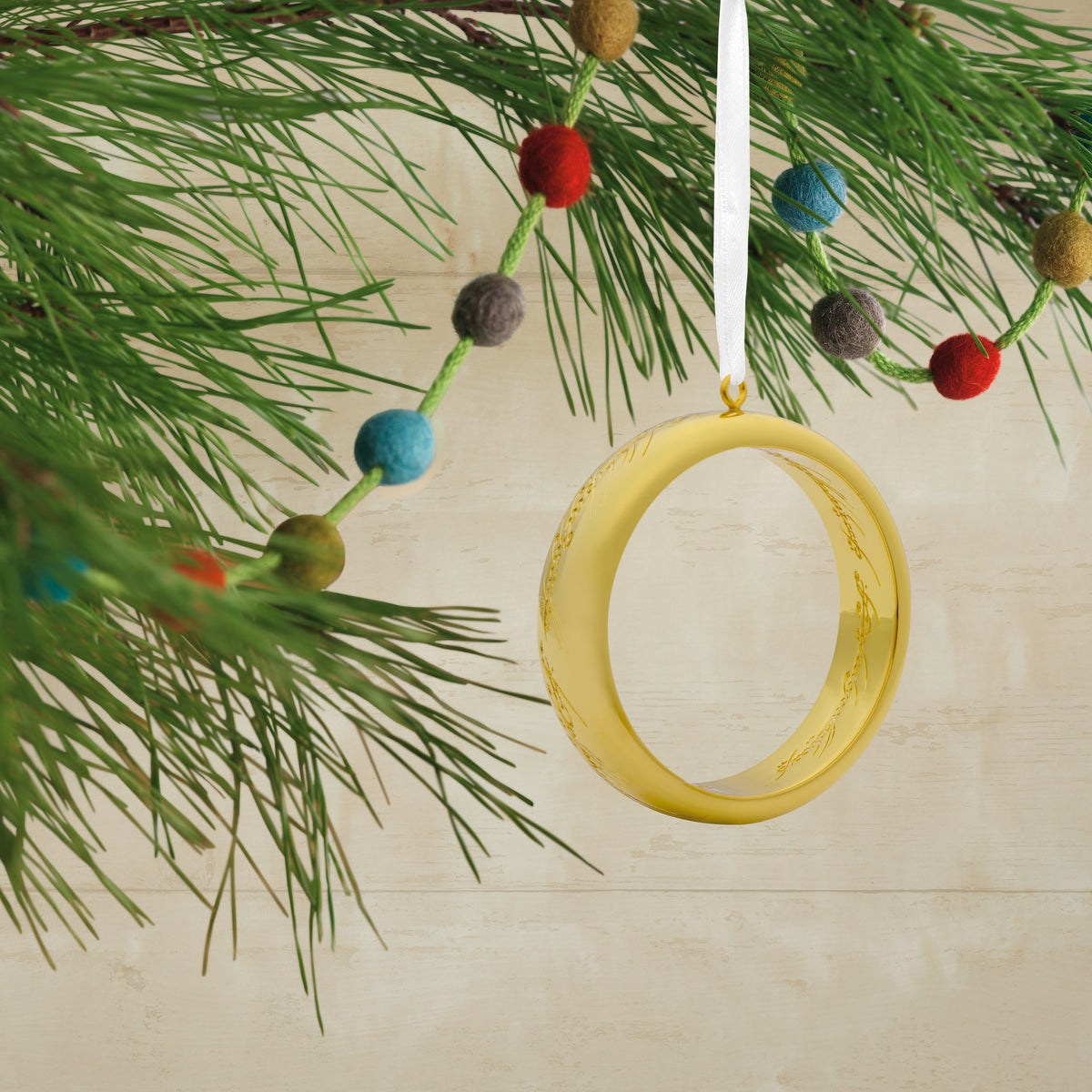 Hallmark The Lord of The Rings One Ring Christmas Ornament, 1 Count