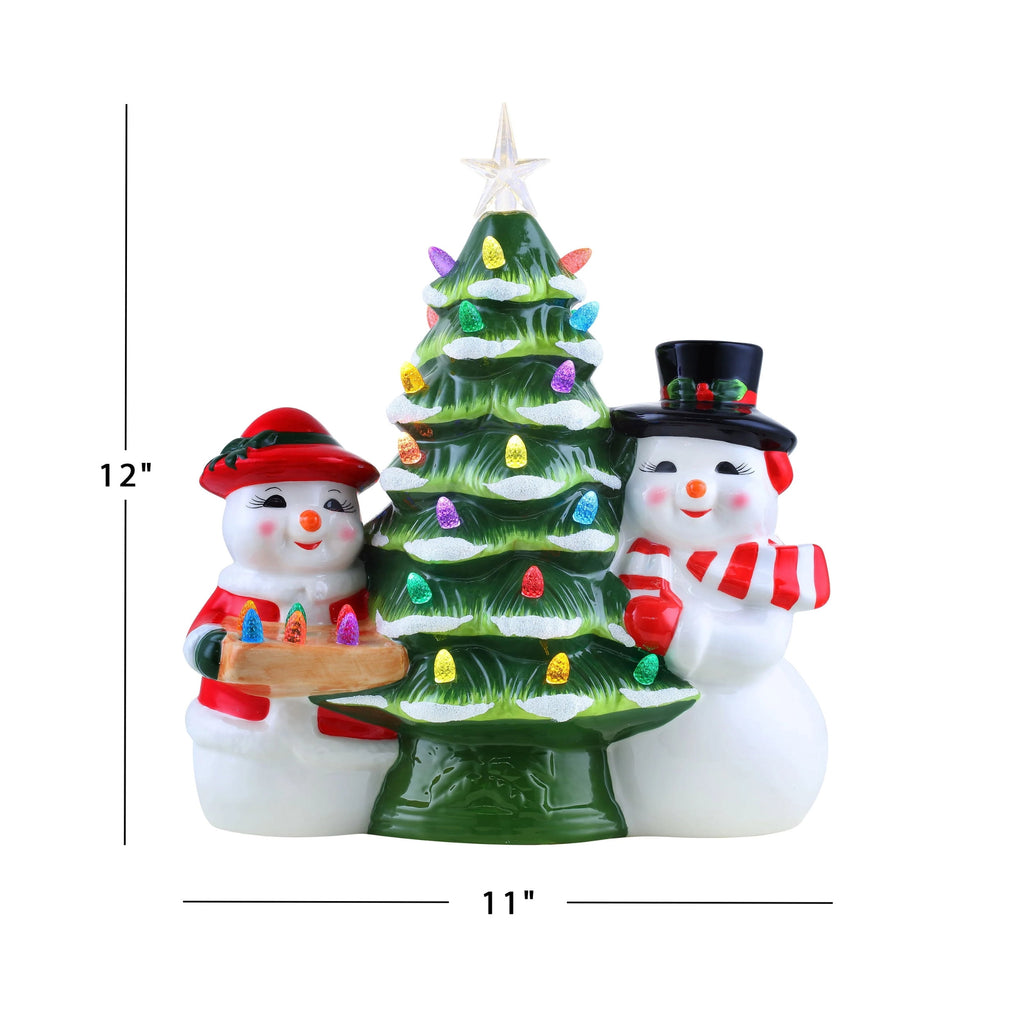 Mr. Christmas 7 in. Nostalgic Ceramic Tree - Rainbow
