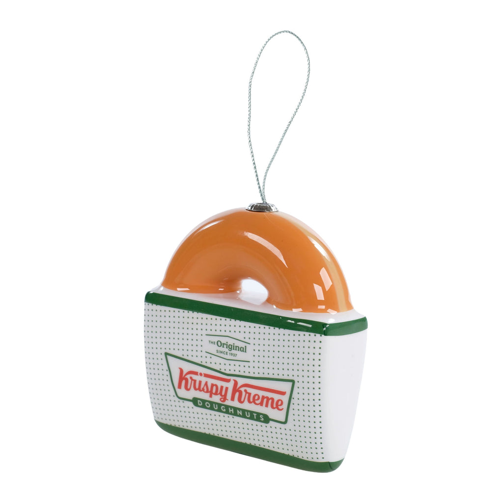 Krispy Kreme Doughnut Box Figural Christmas Tree Ornament