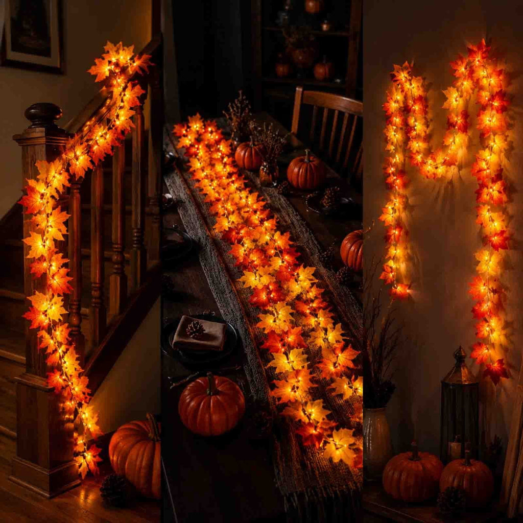 AZXY Halloween String Lights, Ghost Shaped White Halloween Lights, Indoor Outdoor Halloween Decor, Halloween Party Indoor Decor, Battery 5 FT Halloween Decorations, Stair Mantel Patio Halloween Decor