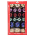 75-Count Multicolor Tranquil Ball Shatterproof Christmas Ornaments, by Holiday Time