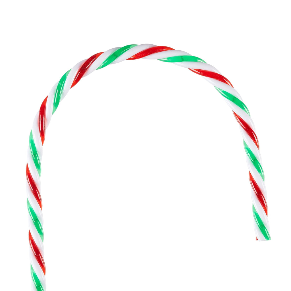 Twisty Candy Cane Yard Stake, Green/Red/White, 25", by Holiday Time