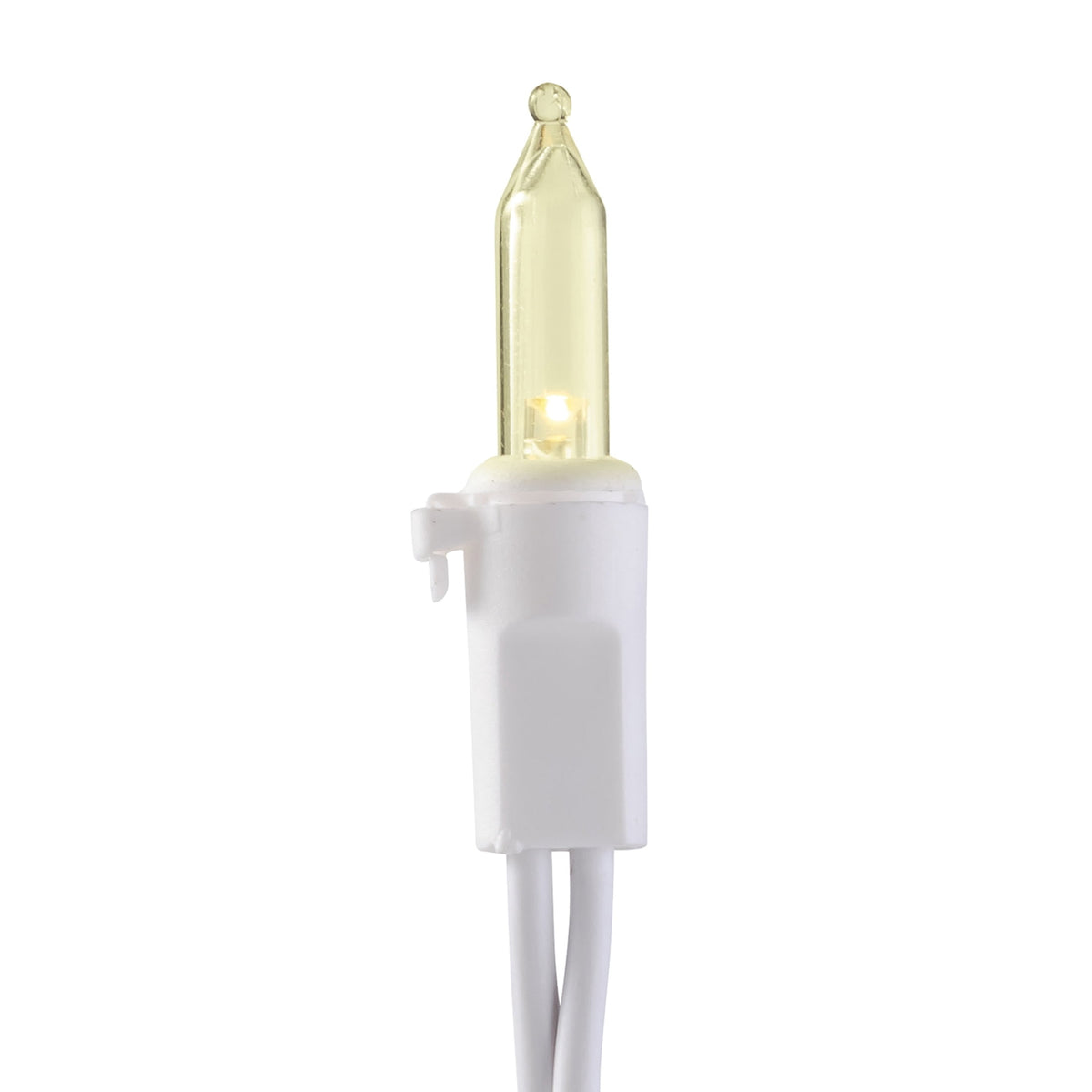 Indoor/Outdoor 300-Count LED Mini Christmas String Lights, Warm White, White Wire, 62.3', by Holiday Time