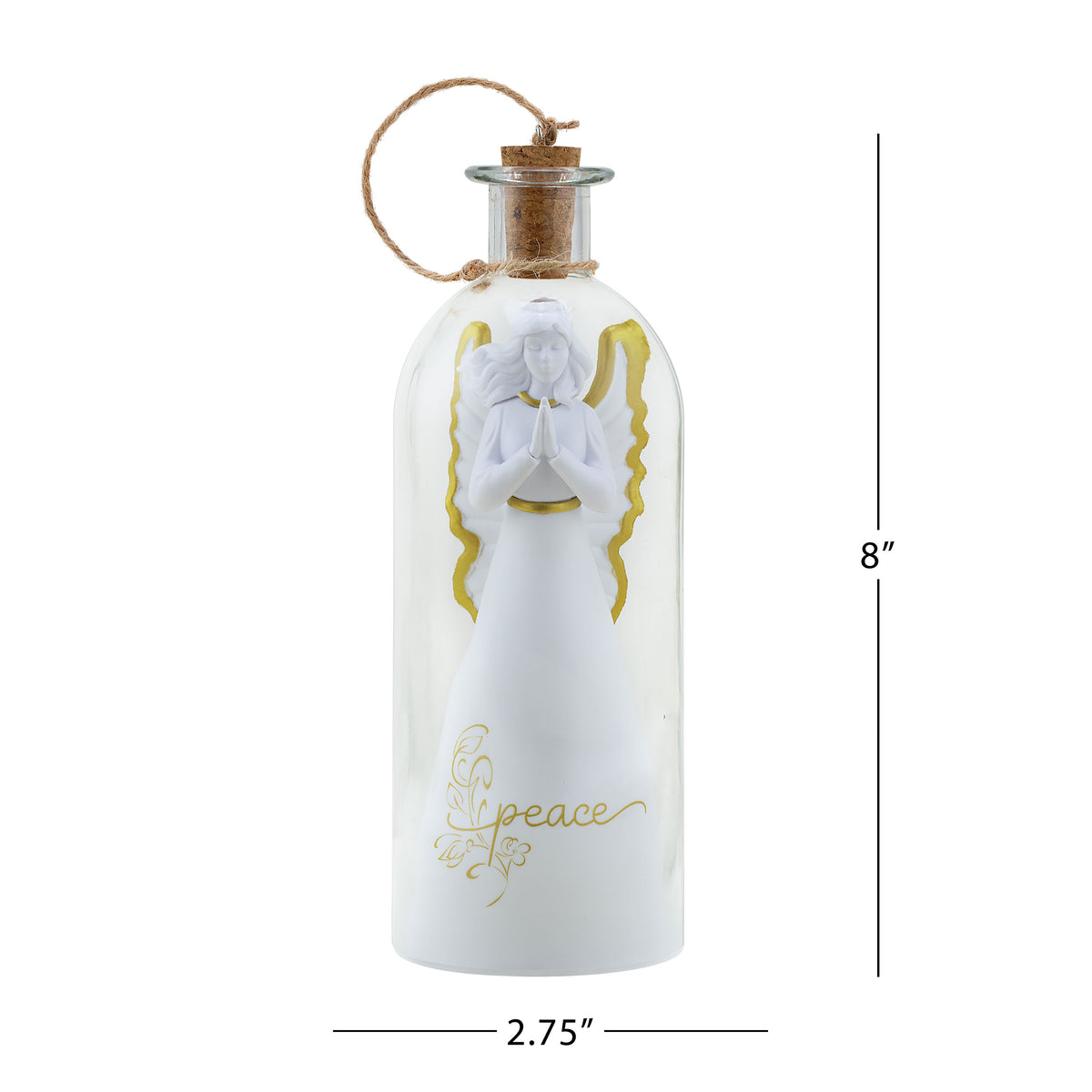 Mr. Christmas 8 in. Message in a Bottle - Angel