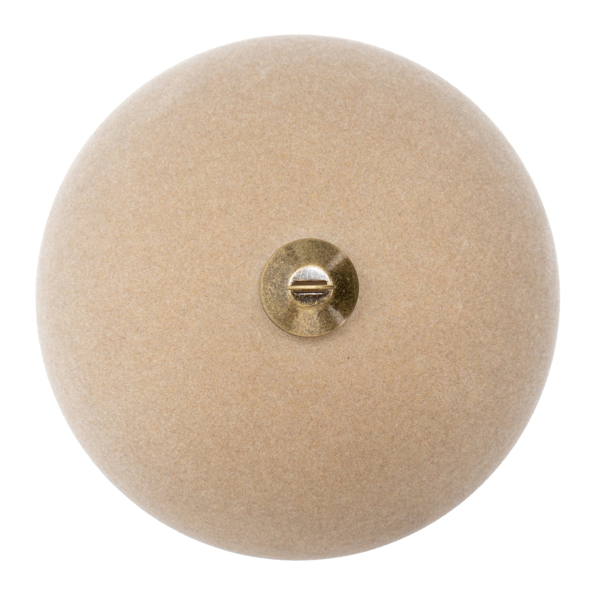 My Texas House 2-Count Gold Velvet-Feel Ball Shatterproof Christmas Ornaments, 7"