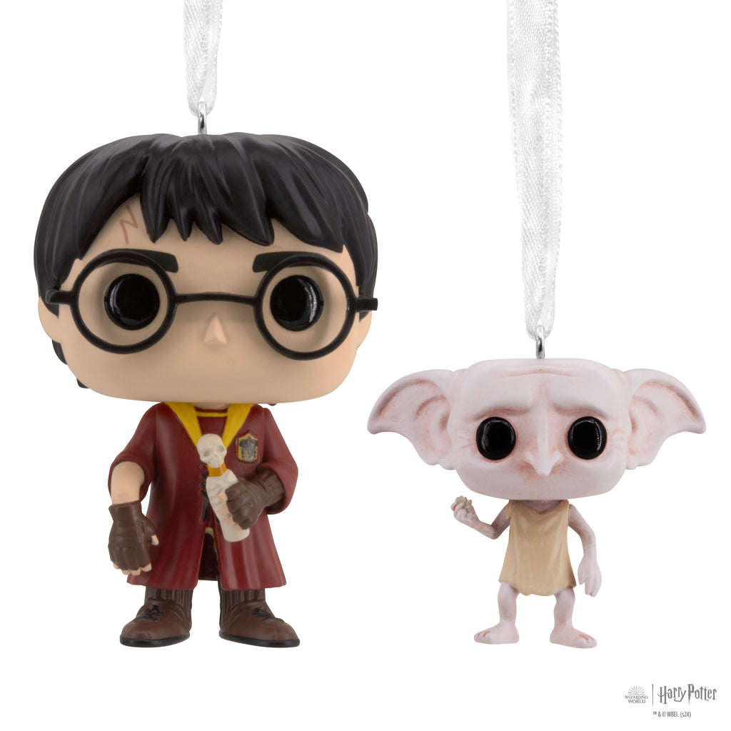 Hallmark Ornaments (Harry Potter and Dobby Funko POP!), 2 Count, 1 Count