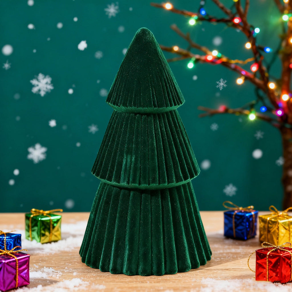 Tabletop Trees for Xmas Winter Home Room Holiday Decorations Entryway Table Mantel Centerpiece Decor Party Supplies
