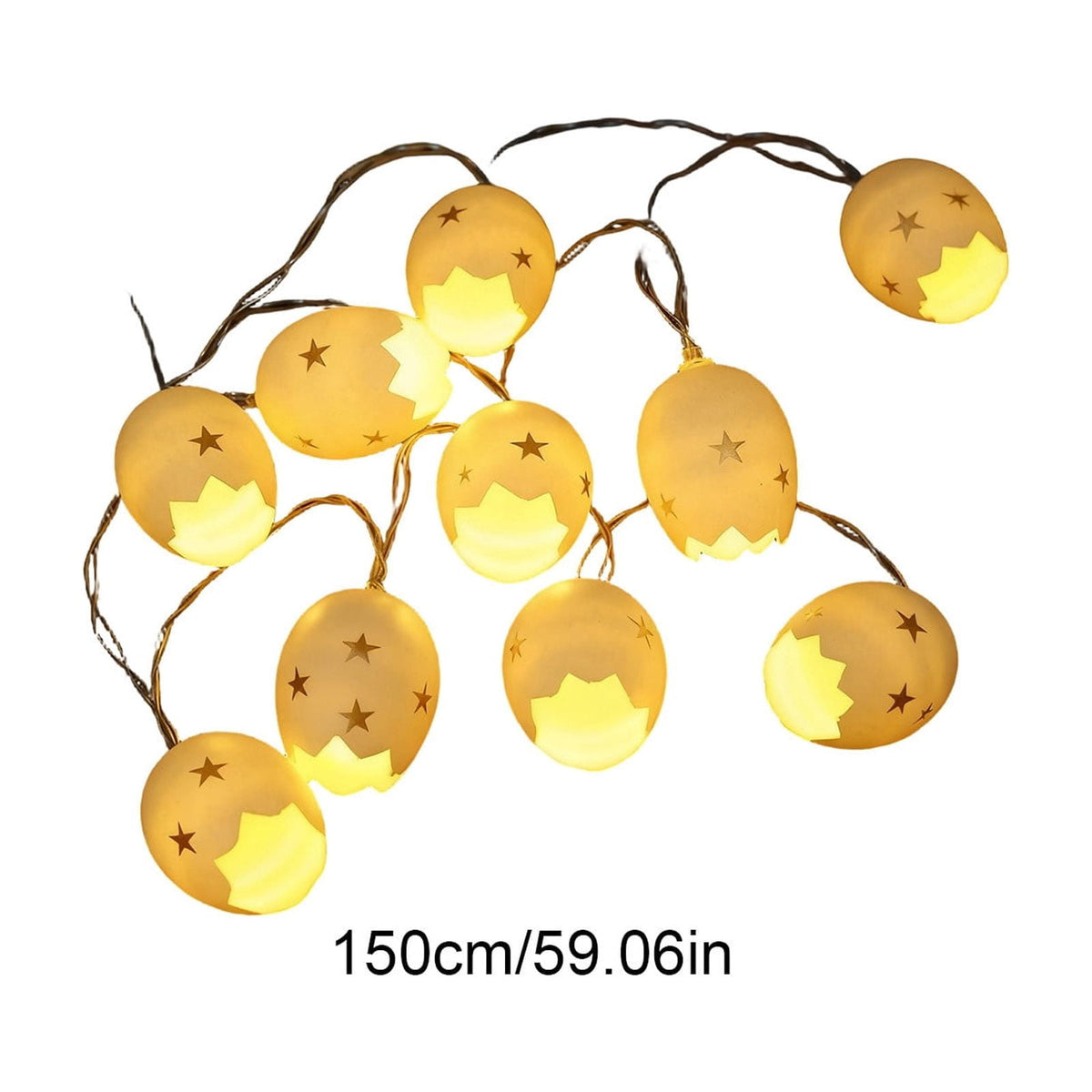 XGFHYJEH Easter Egg String Lights Easter Decor, 1.5M 10LED Easter Lights Colorful Battery Operated Fairy Lights for Indoor Home Holiday Party, Easter Light Decorative