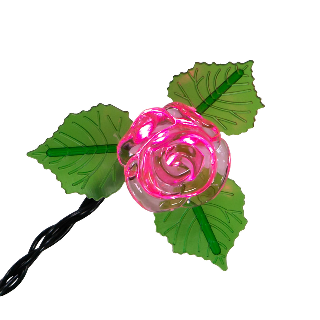 Kurt S. Adler Kurt Adler UL 10-Light LED Pink Rose Light Set