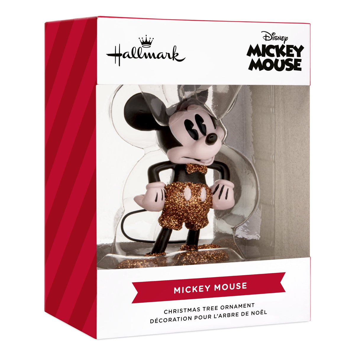 Hallmark Christmas Ornament (Disney Mickey Mouse Sparkling), 1 Count