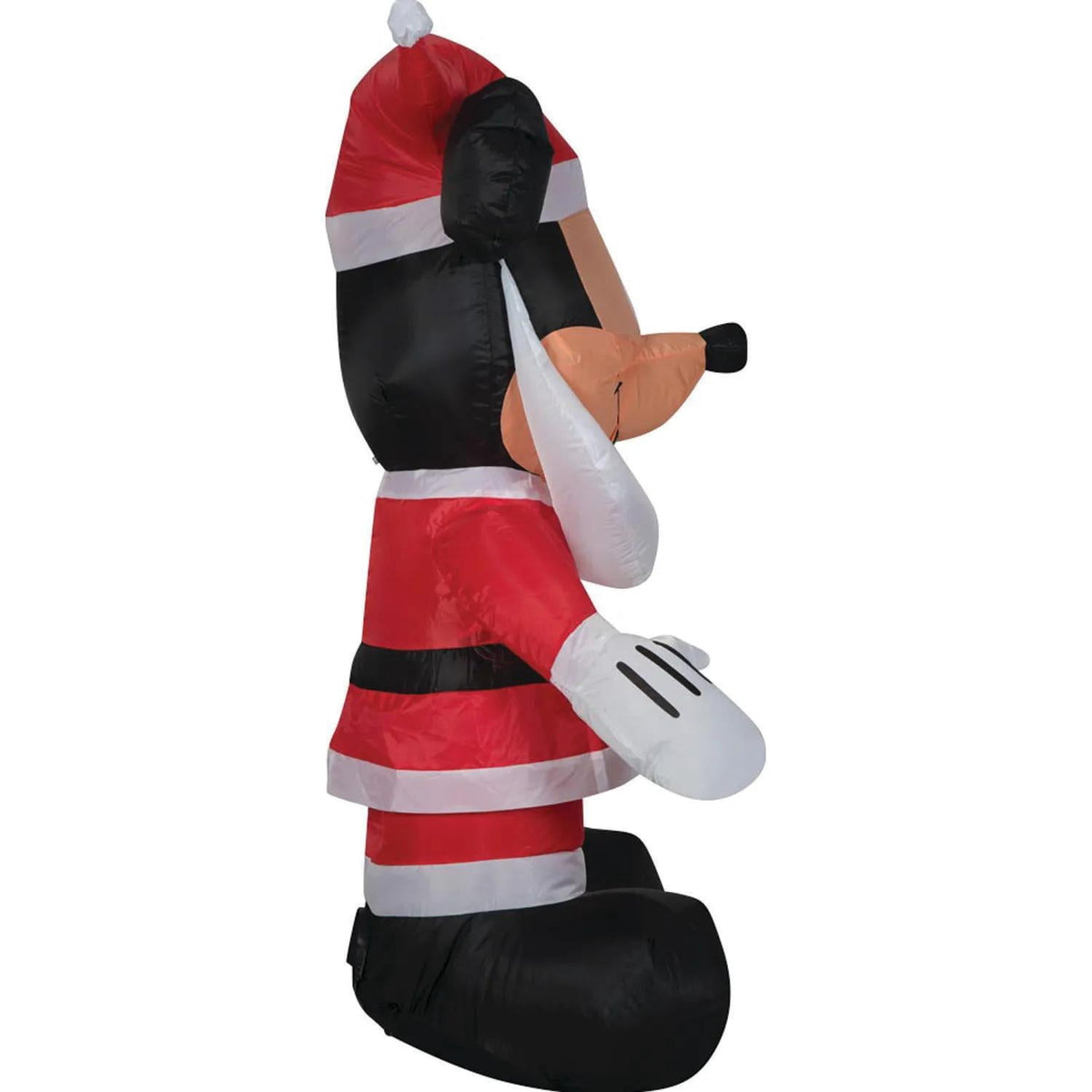 Mickey Mouse with Santa Beard Airblown Christmas Decoration
