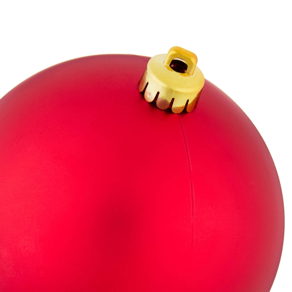 4-Count Champagne and Cream Ball Shatterproof Christmas Ornaments, 6", by Holiday Time