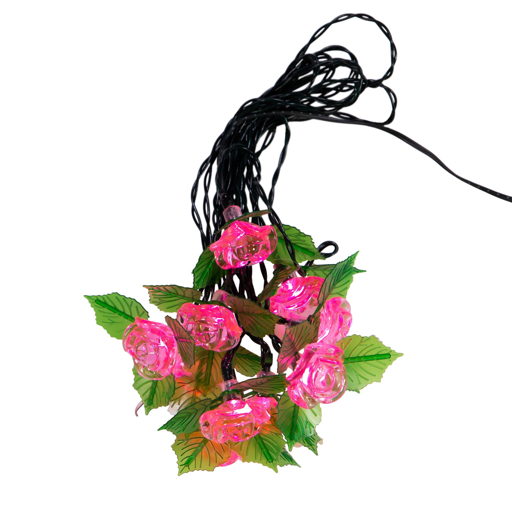 Kurt S. Adler Kurt Adler UL 10-Light LED Pink Rose Light Set