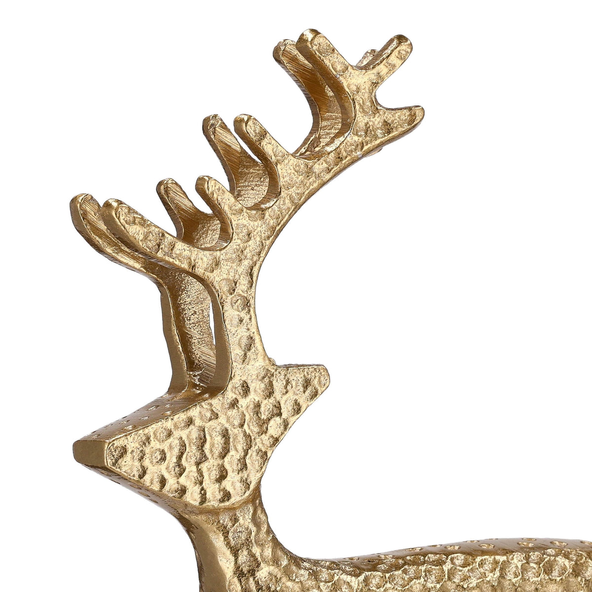 Metal Reindeer Christmas Decoration, Gold, 16", by Holiday Time
