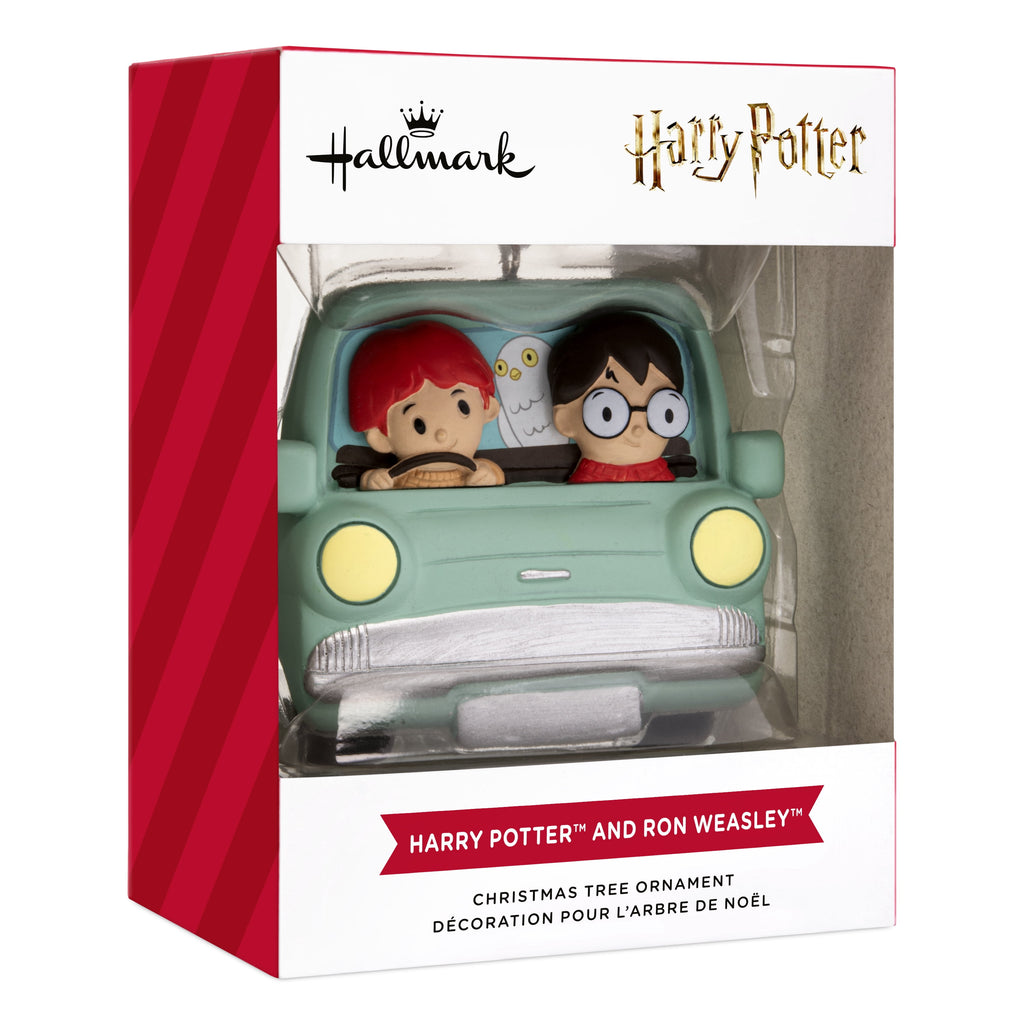 Hallmark Christmas Ornament (Harry Potter and Ron Weasley in Car), 1 Count