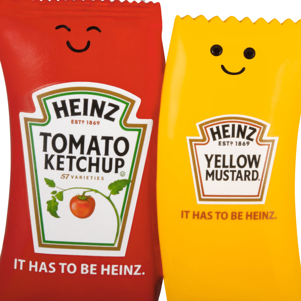 Hallmark Ornament (Heinz Tomato Ketchup Yellow Mustard Packets), 1 Count