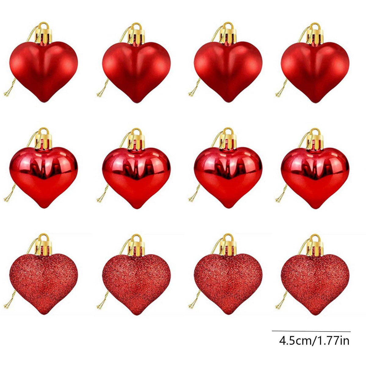XGFHYJEH 10 LED 1.5M Valentine's Day Lights, Valentines Day Decorations Lights, Valentines String Lights, Valentine's Day Decor, Heart String Lights Red