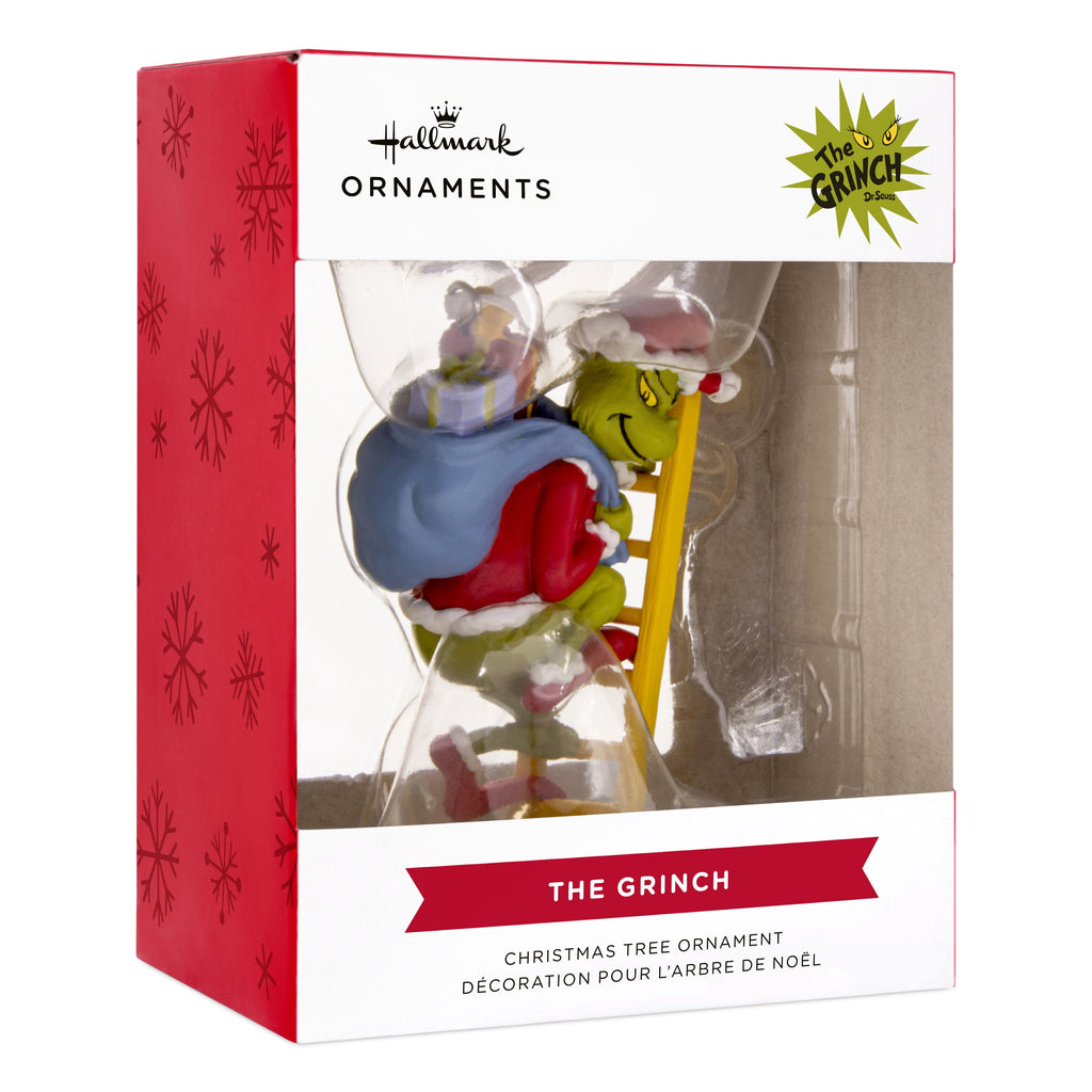 Hallmark Ornament (How The Grinch Stole Christmas! Grinch Ladder), 1 Count