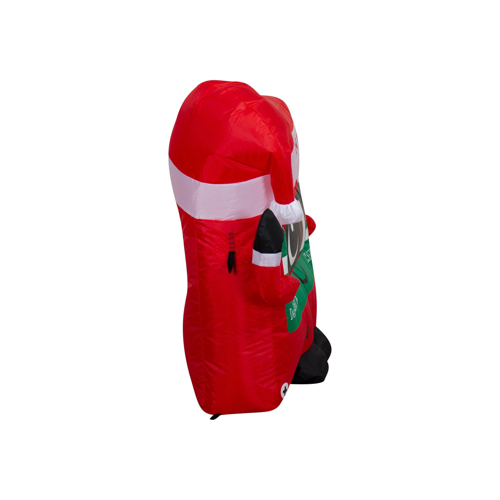 Multicolor Vintage 90s Cassette Tape Christmas Airblown Yard Inflatable, 3.3', by Holiday Time