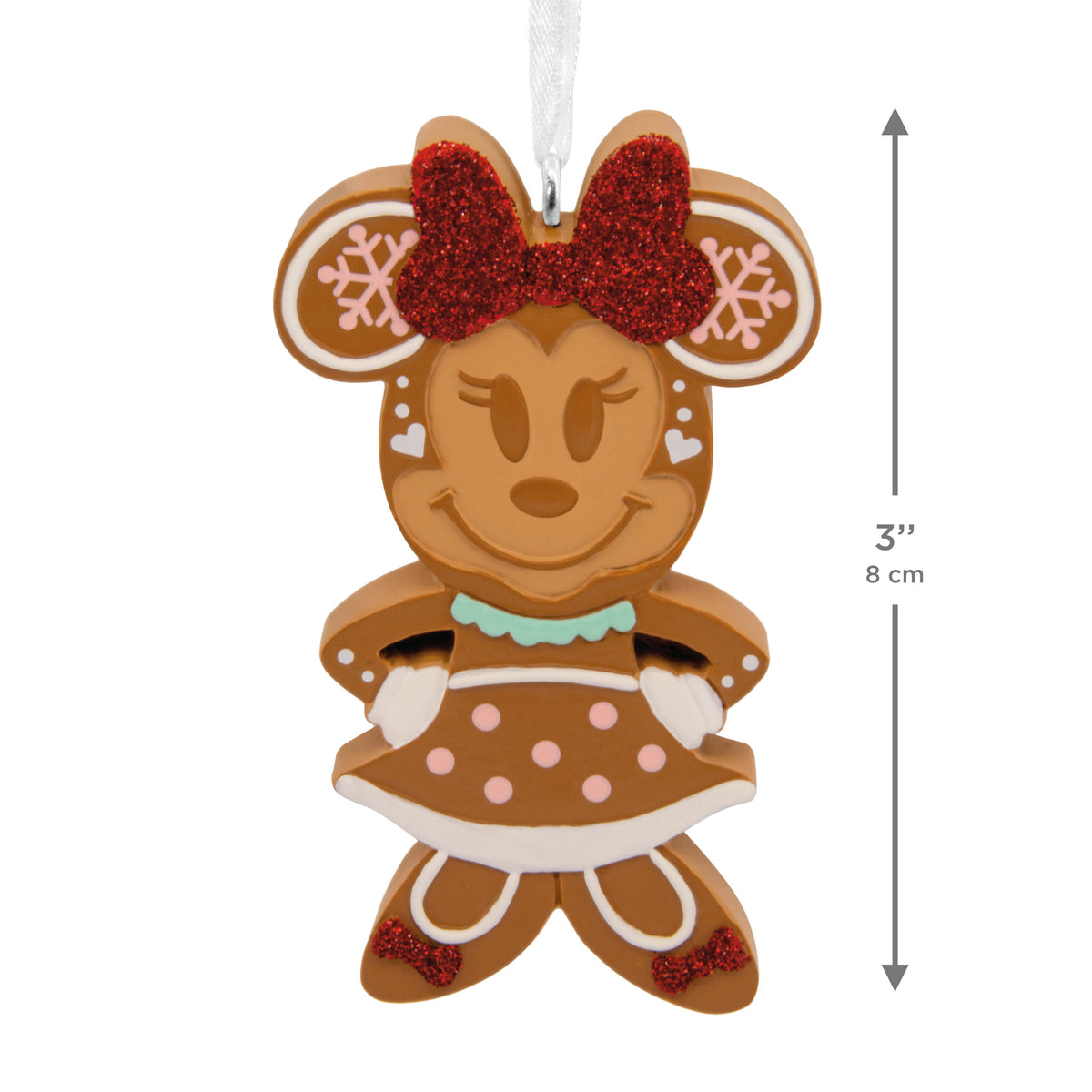 Hallmark Christmas Ornament (Disney Minnie Mouse Gingerbrd Cookie), 1 Count