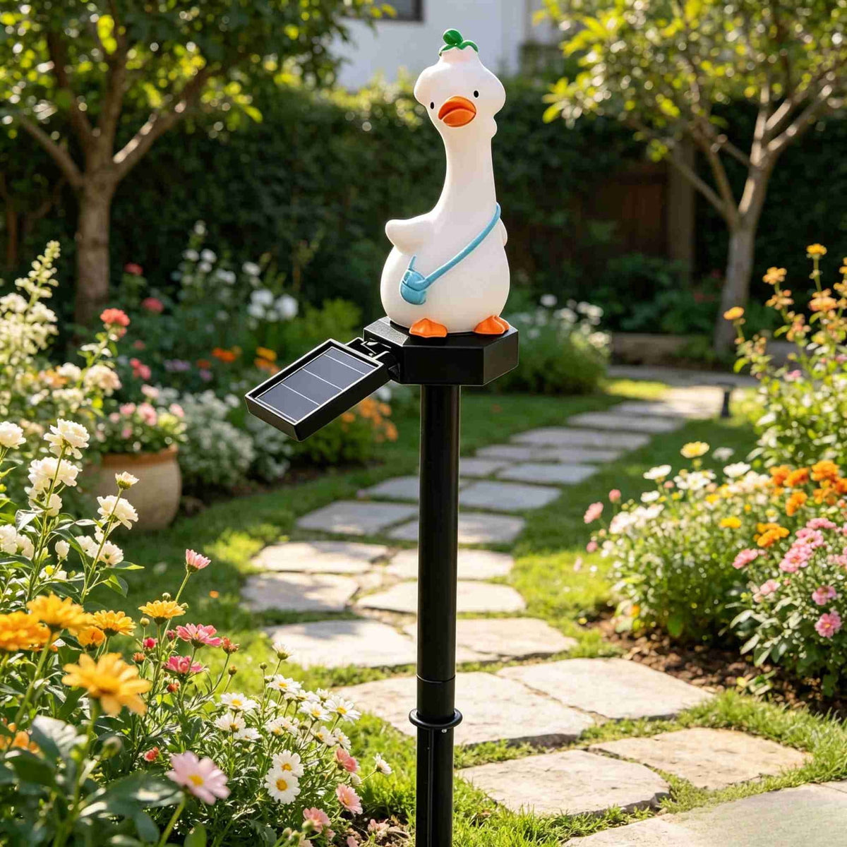 Stijggn Halloween Pumpkin Stake Solar Garden Lights, Waterproof Multi Branch Little Pumpkin Lantern Garden Stake Lights Outdoor Walkway Yard Garden Decoration