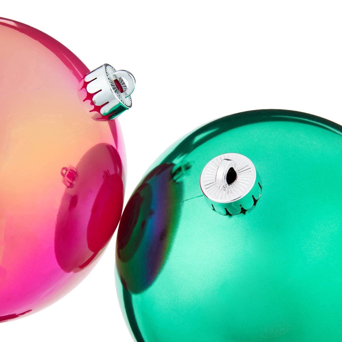 4-Count Champagne and Cream Ball Shatterproof Christmas Ornaments, 6", by Holiday Time