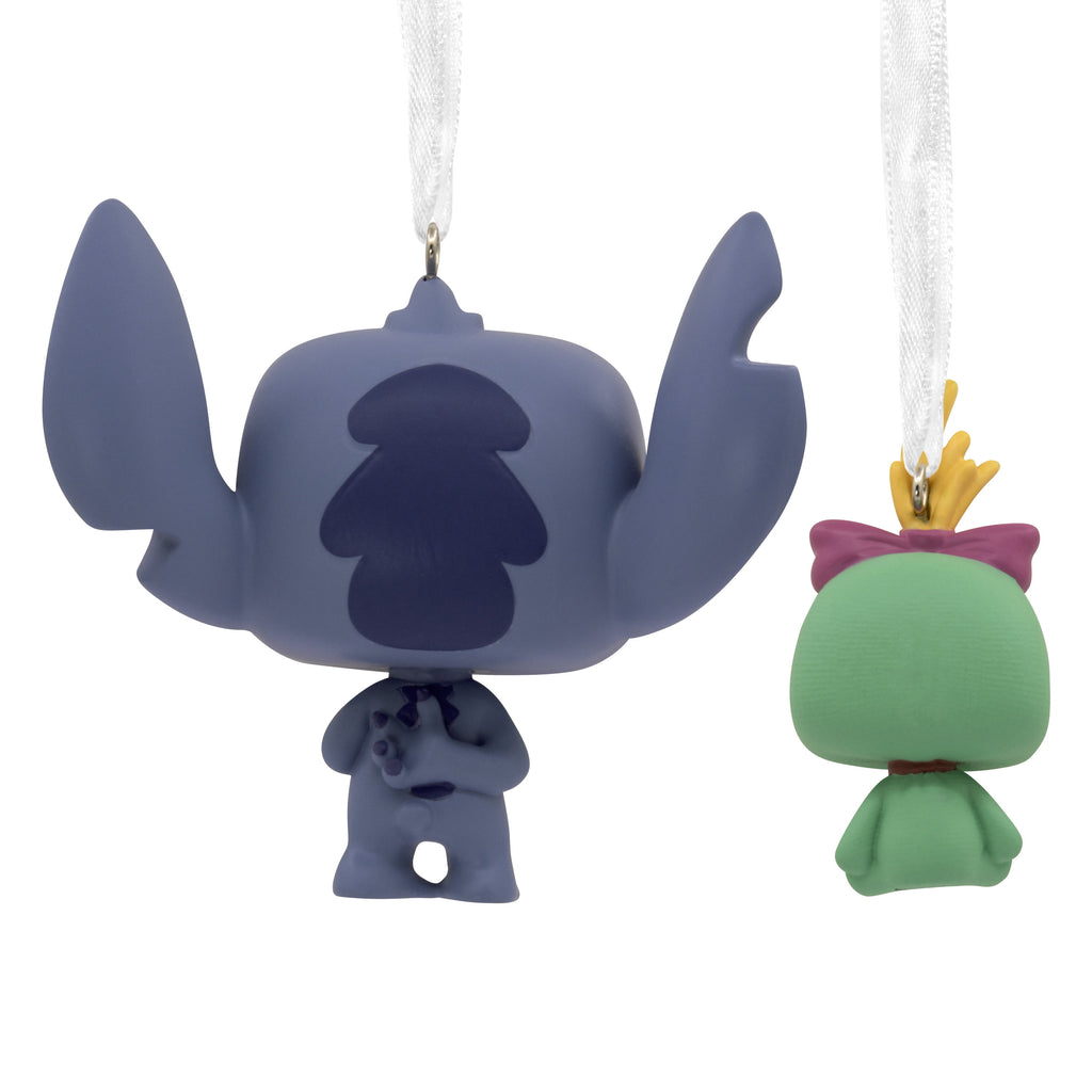 Hallmark Christmas Ornaments (Disney Stitch wth Scrump Funko POP!), 2 Count