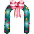 Multicolor Pine Needle Archway Christmas Airblown Yard Inflatable, 8', by Holiday Time