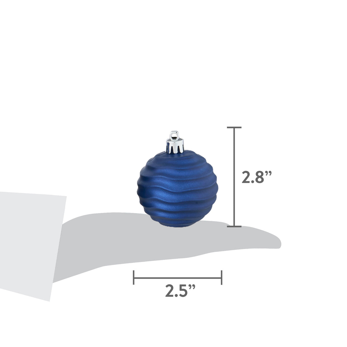 24-Count Red/Green/Gold Ball Shatterproof Christmas Ornaments, 2.8", by Holiday Time