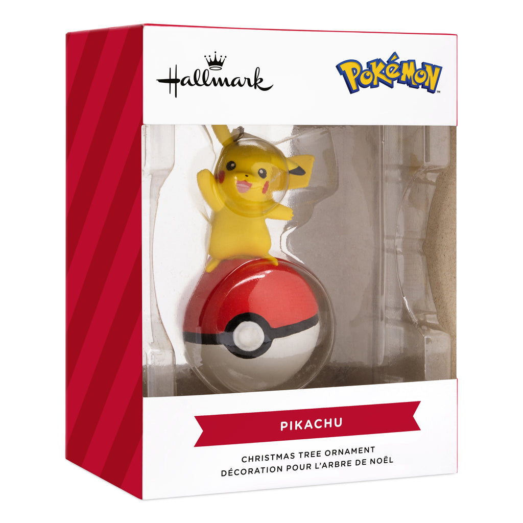 Hallmark Christmas Ornament (Pokémon Pikachu on Poké Ball), 1 Count